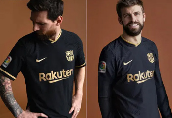 Barcelona football shirts 2020-21